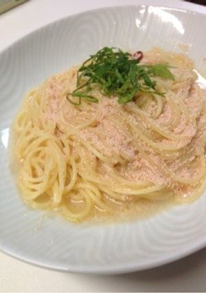 超簡単 明太子のあっさりスパゲッティ-レシピのメイン写真
