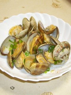 あさりの酒蒸し-レシピのメイン写真