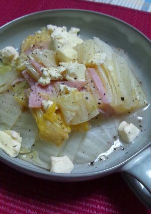 白菜とハムのチーズ蒸し☆-レシピのメイン写真