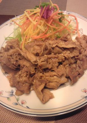 ゴマがたっぷり香る♪しょうが焼き☆-レシピのメイン写真