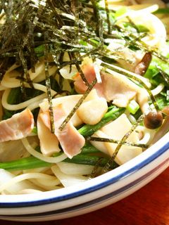 ホウレン草とキノコの和風パスタ-レシピのメイン写真