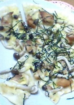 照り焼きチキンきのこピザ-レシピのメイン写真