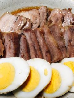 肉屋さんの焼豚★鍋1つ♪夏は冷やし中華に-レシピのメイン写真