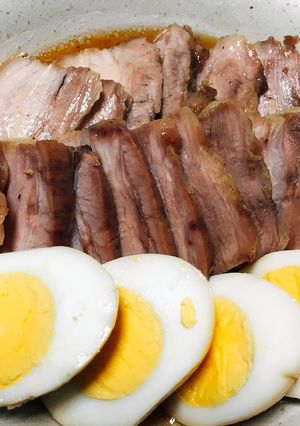 肉屋さんの焼豚★鍋１つ♪夏は冷やし中華に-レシピのメイン写真