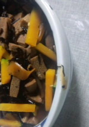 リメイクひじきの煮物塩麹高野豆腐-レシピのメイン写真