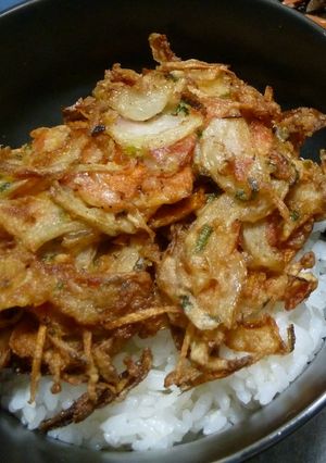 覚書：かき揚げ丼-レシピのメイン写真