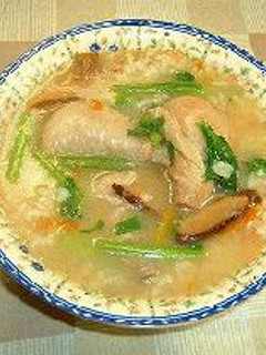 鶏肉おじや(サムゲタン風)-レシピのメイン写真