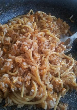 こく旨ミートスパご飯リゾット風-レシピのメイン写真