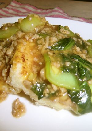 豆腐のステ−キ★チンゲン菜あんのせ～-レシピのメイン写真