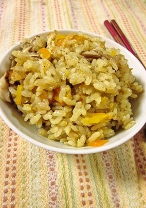 酒かす入りカレー味のおこわ-レシピのメイン写真