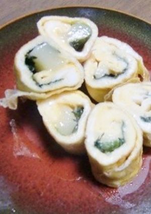 meijiボーノと青ジソ入りの、卵焼き-レシピのメイン写真