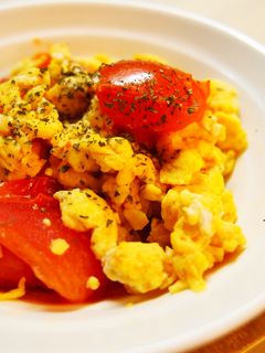 簡単★トマたま炒め-レシピのメイン写真