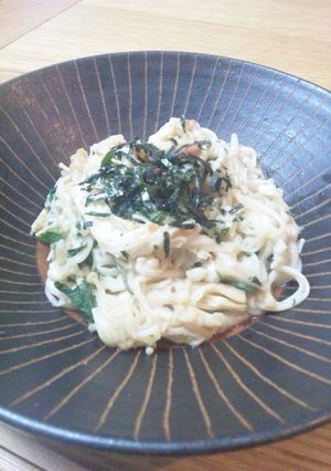 梅しそパスタ風えのきdeダイエット-レシピのメイン写真