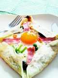 簡単☆HMでガレット風目玉焼き*^^*