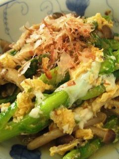 菜の花の玉子とじ(塩麹味付け)-レシピのメイン写真