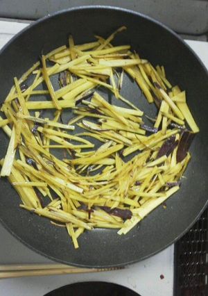 おさつまのキンピラ-レシピのメイン写真