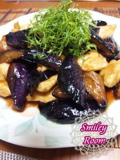 鶏肉と茄子の甘酢炒め-レシピのメイン写真