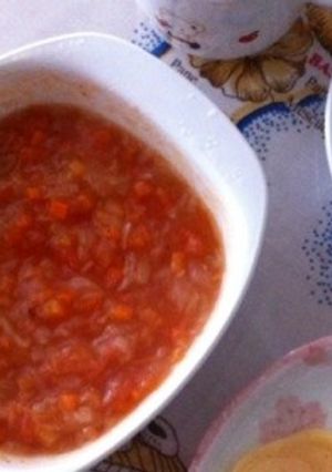 離乳食の野菜（にんじん×玉ねぎ）-レシピのメイン写真