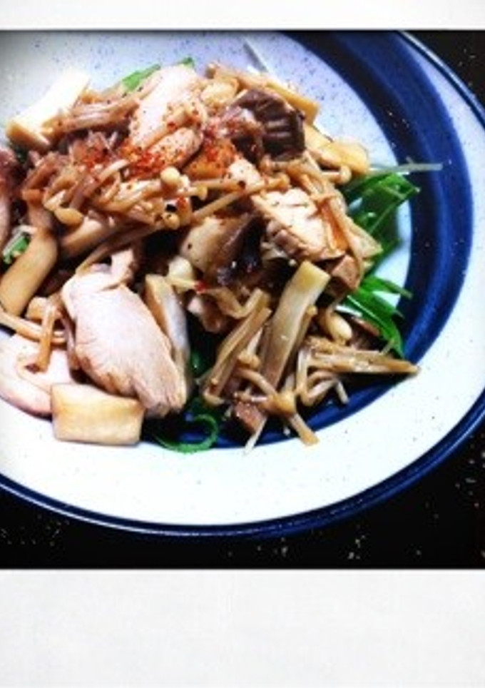鶏肉ときのこの簡単丼ぶり-レシピのメイン写真