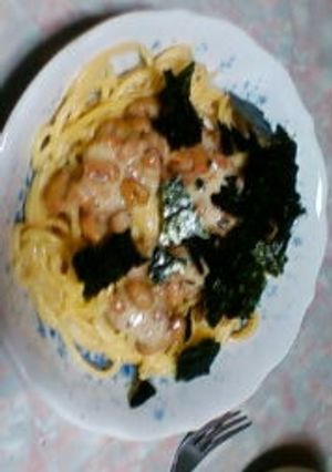 うまーい♪納豆パスタ-レシピのメイン写真