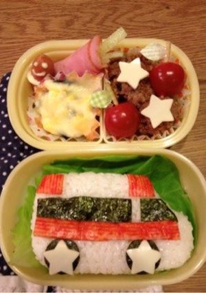 キャラ弁＊救急車のお弁当Part2-レシピのメイン写真