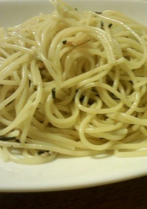 お茶漬けパスタ-レシピのメイン写真