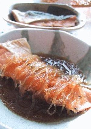 鮭のはるさめ煮。-レシピのメイン写真