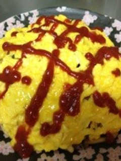 しめじとベーコンの簡単オムライス-レシピのメイン写真
