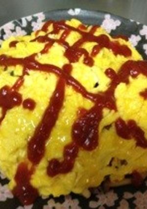 しめじとベーコンの簡単オムライス-レシピのメイン写真