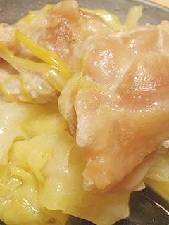 塩麹で漬けて★鶏とキャベツのタジン蒸し★-レシピのメイン写真