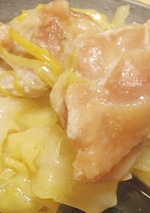 塩麹で漬けて★鶏とキャベツのタジン蒸し★-レシピのメイン写真