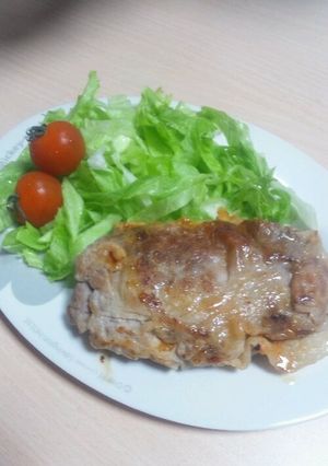豚薄切り肉でキムチポークステーキ-レシピのメイン写真