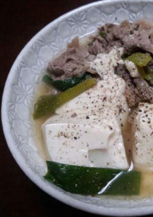 さっぱり肉豆腐-レシピのメイン写真