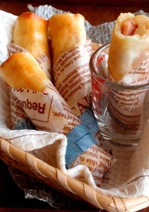 春巻きの皮で*ベーコンポテトパイ-レシピのメイン写真