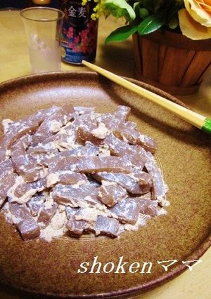 田舎の味♪こんにゃくのクルミ和え-レシピのメイン写真