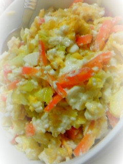 低カロリー野菜炒め丼!!-レシピのメイン写真