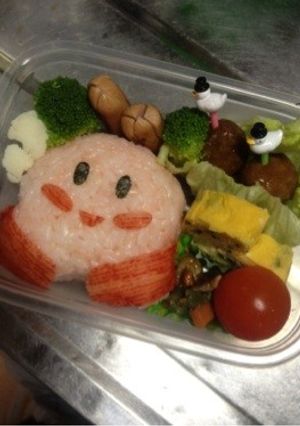 キャラ弁 星のカービィ-レシピのメイン写真