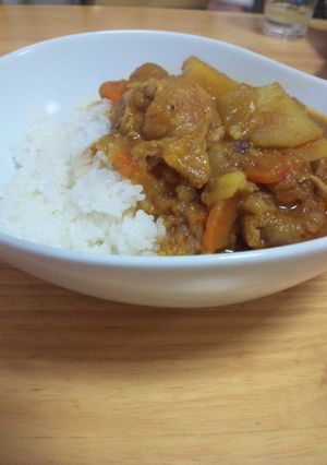 圧力鍋で作る手羽元カレー-レシピのメイン写真