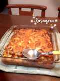 野菜の入ったラザニア