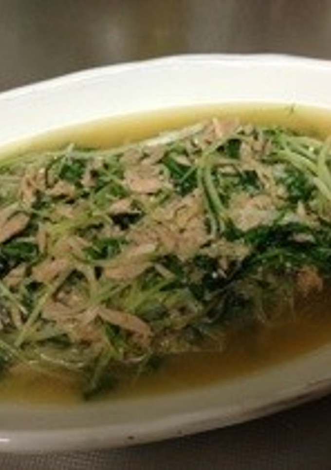 水菜とツナのさっと煮ミソ仕立て-レシピのメイン写真