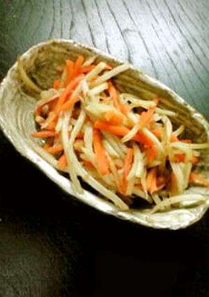 カット野菜de簡単 ごぼう人参ポン酢漬け-レシピのメイン写真
