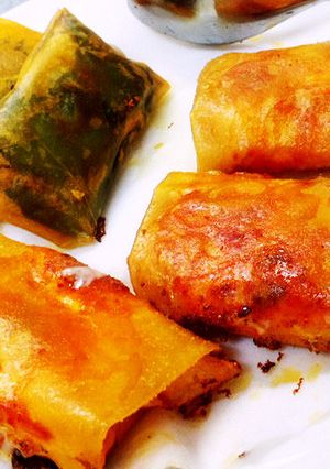 キムチーズ餅春巻き 大葉鮭チーズ餅春巻き-レシピのメイン写真
