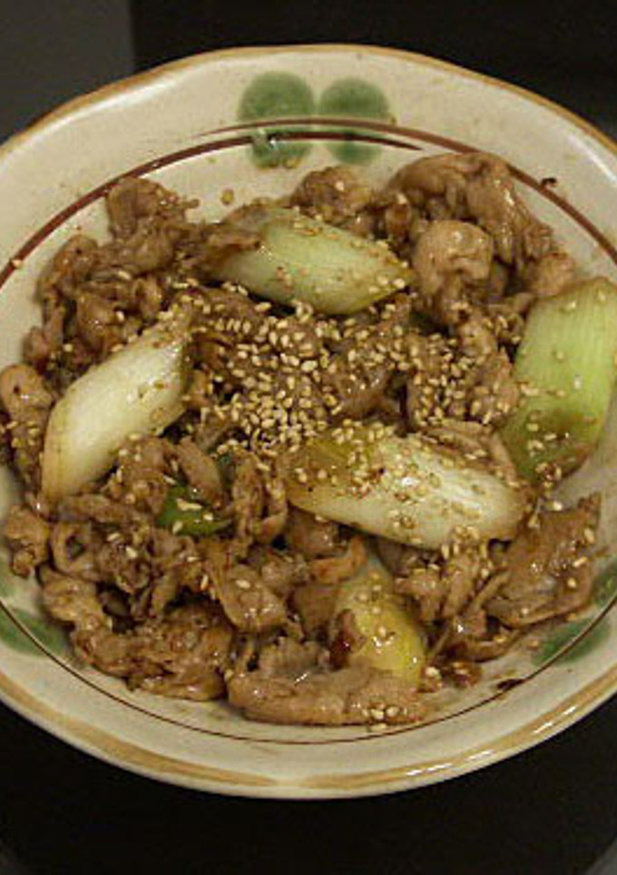 白ネギと豚肉の甘酢炒め-レシピのメイン写真