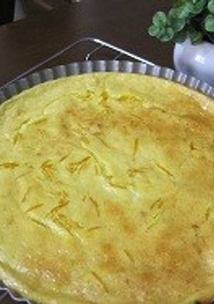 ヨーグルトでオレンジチーズケーキ-レシピのメイン写真
