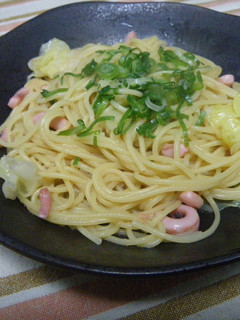 ■塩辛とキャベツのパスタ■-レシピのメイン写真