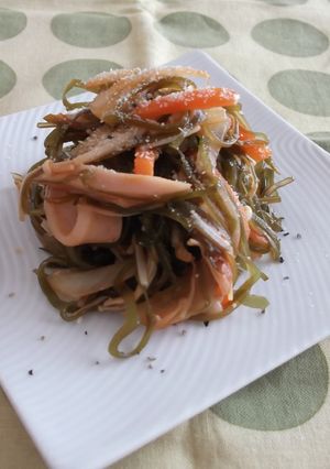 切昆布で!?ナポリタン-レシピのメイン写真