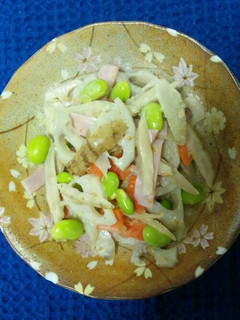 ★根菜と枝豆のサラダ-レシピのメイン写真