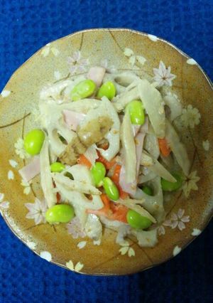 ★根菜と枝豆のサラダ-レシピのメイン写真