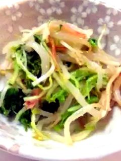 ほんのり甘い水菜の和え物-レシピのメイン写真