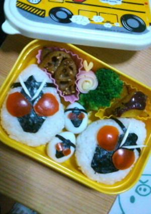 仮面ライダーフォーゼいっぱいキャラ弁-レシピのメイン写真